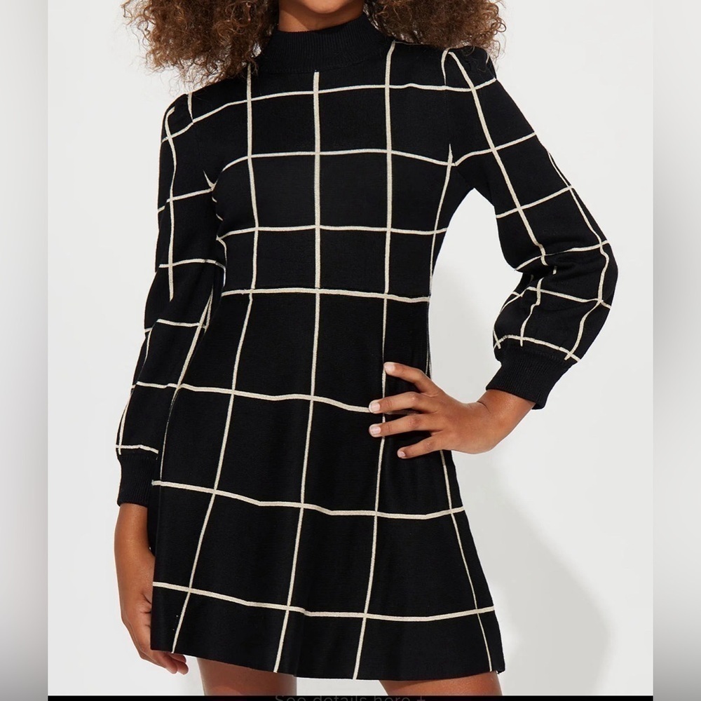 NEW Crystal Doll Gold/Black Dress